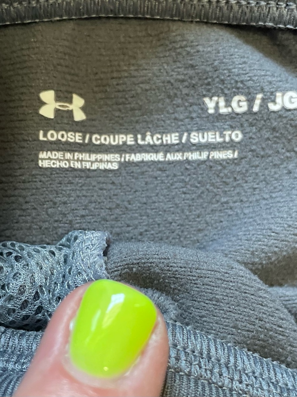 Under Armour Boys’ Joggers YL Grey - Picture 8 of 8